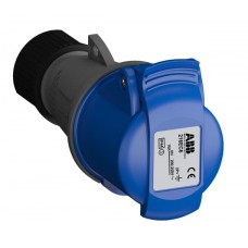 2CMA102003R1000 216EC6 Розетка кабельна 16A IP44 2P+E 6h WA/Industrial