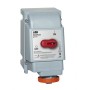 2CMA162831R1000 Розетка 63A 2P+E IP67 AC 1г бокс руб ВУ WA/Industrial